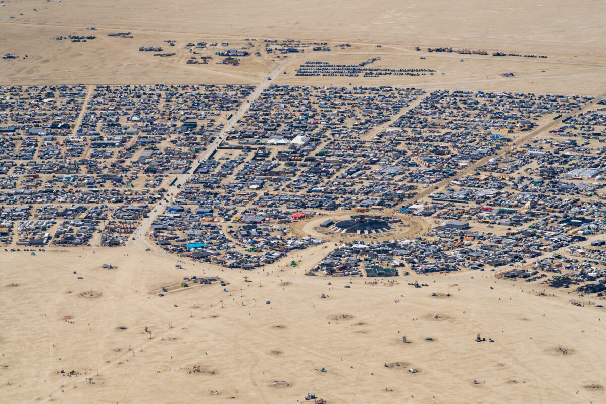 Burning Man 2025 Aerial Photo