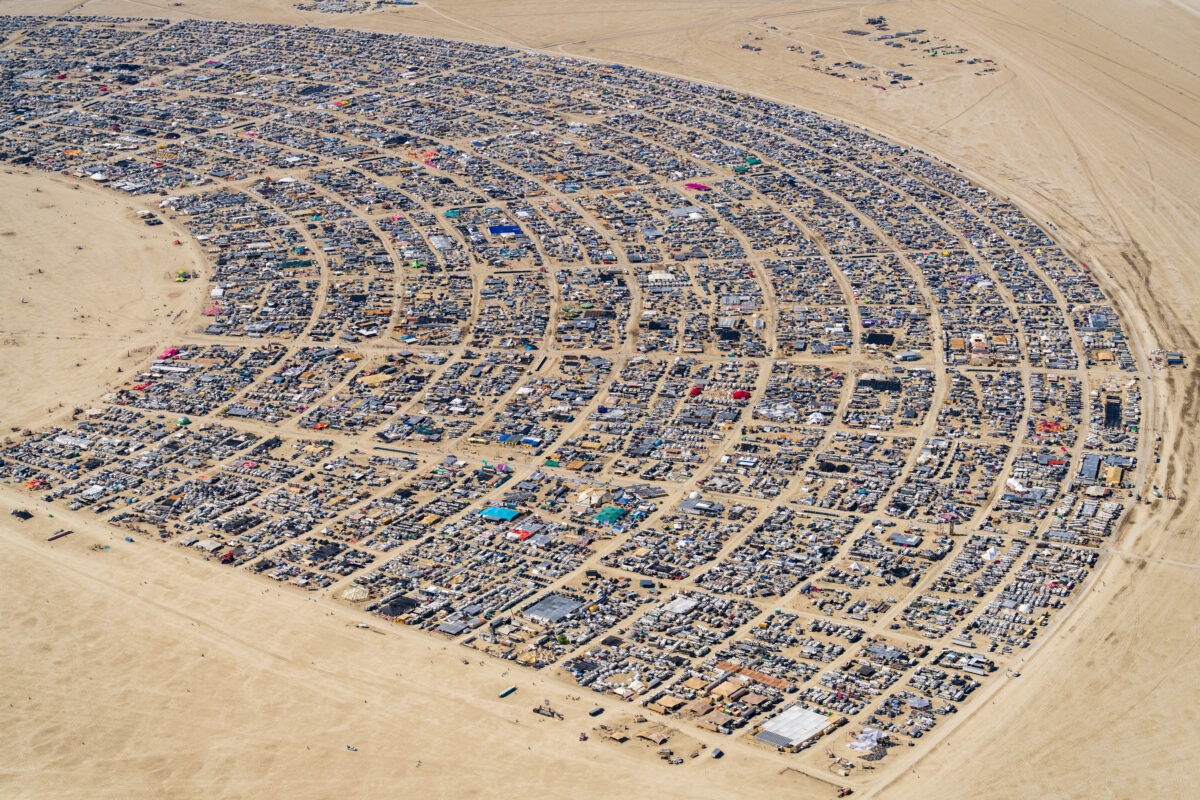 Burning Man 2025 Aerial Photo