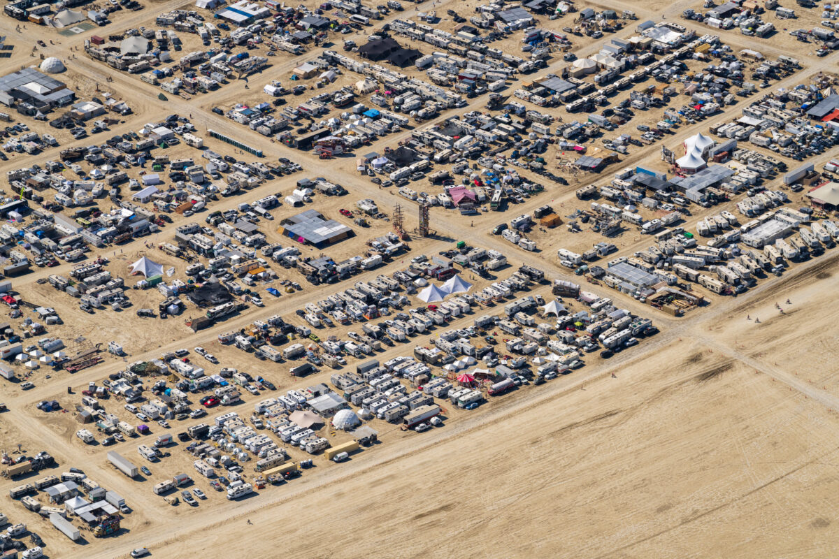 Burning Man 2025 Aerial Photo
