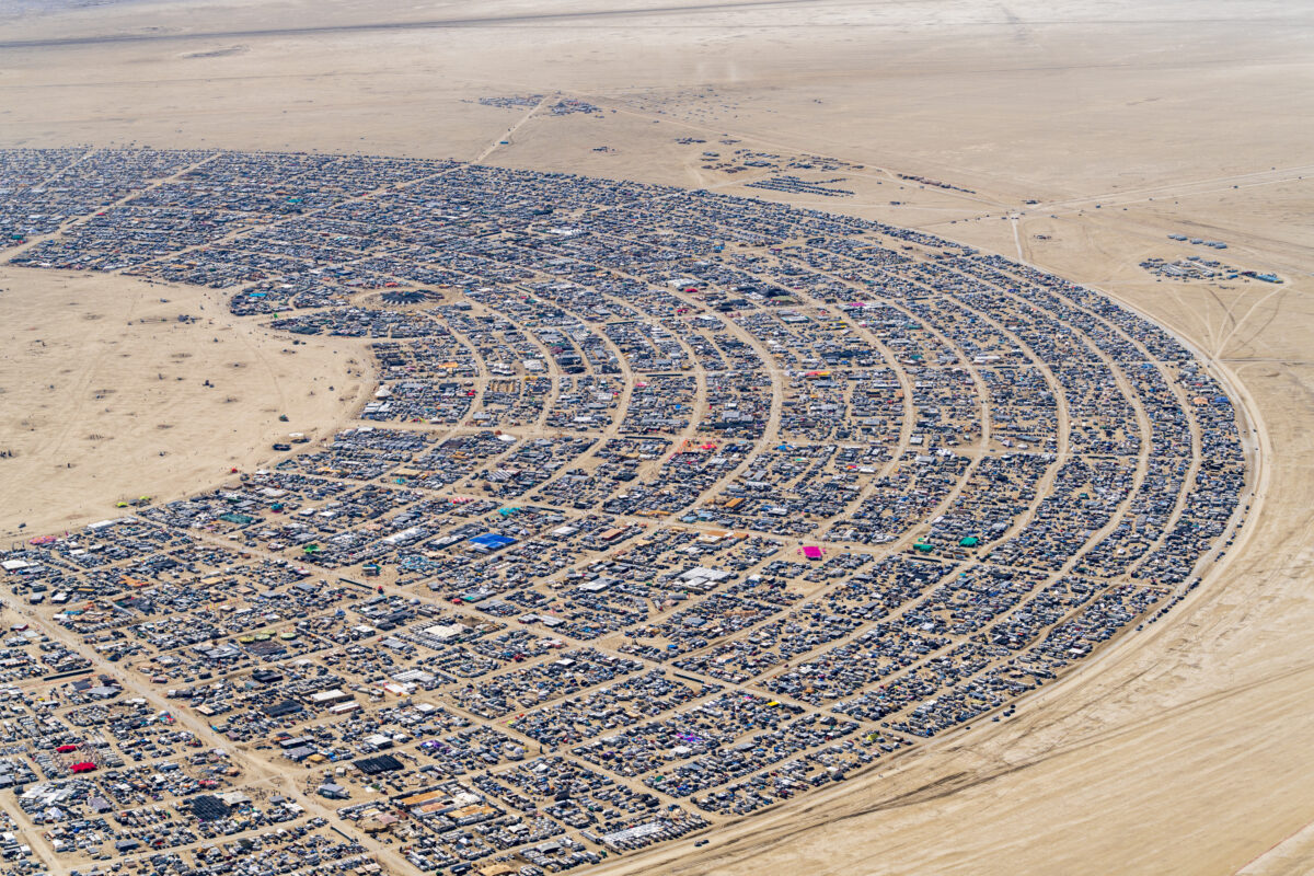 Burning Man 2025 Aerial Photo