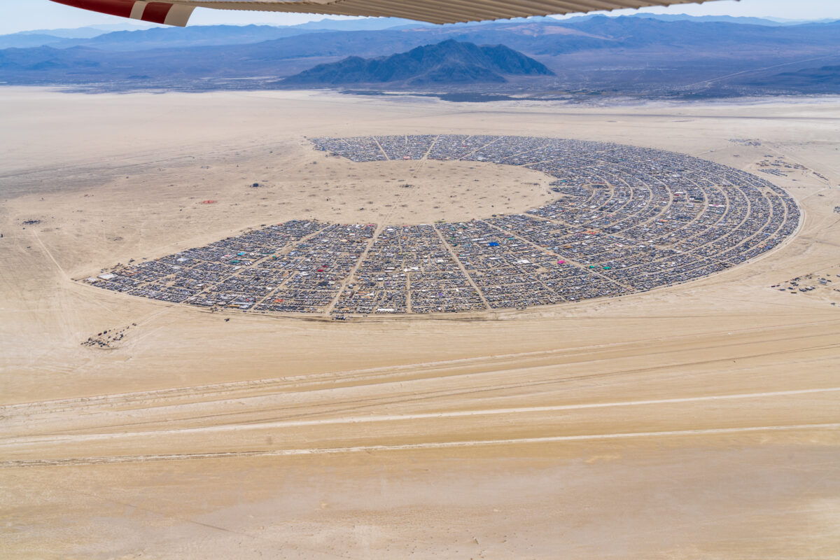 Burning Man 2025 Aerial Photo