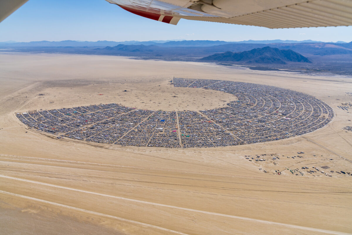 Burning Man 2025 Aerial Photo