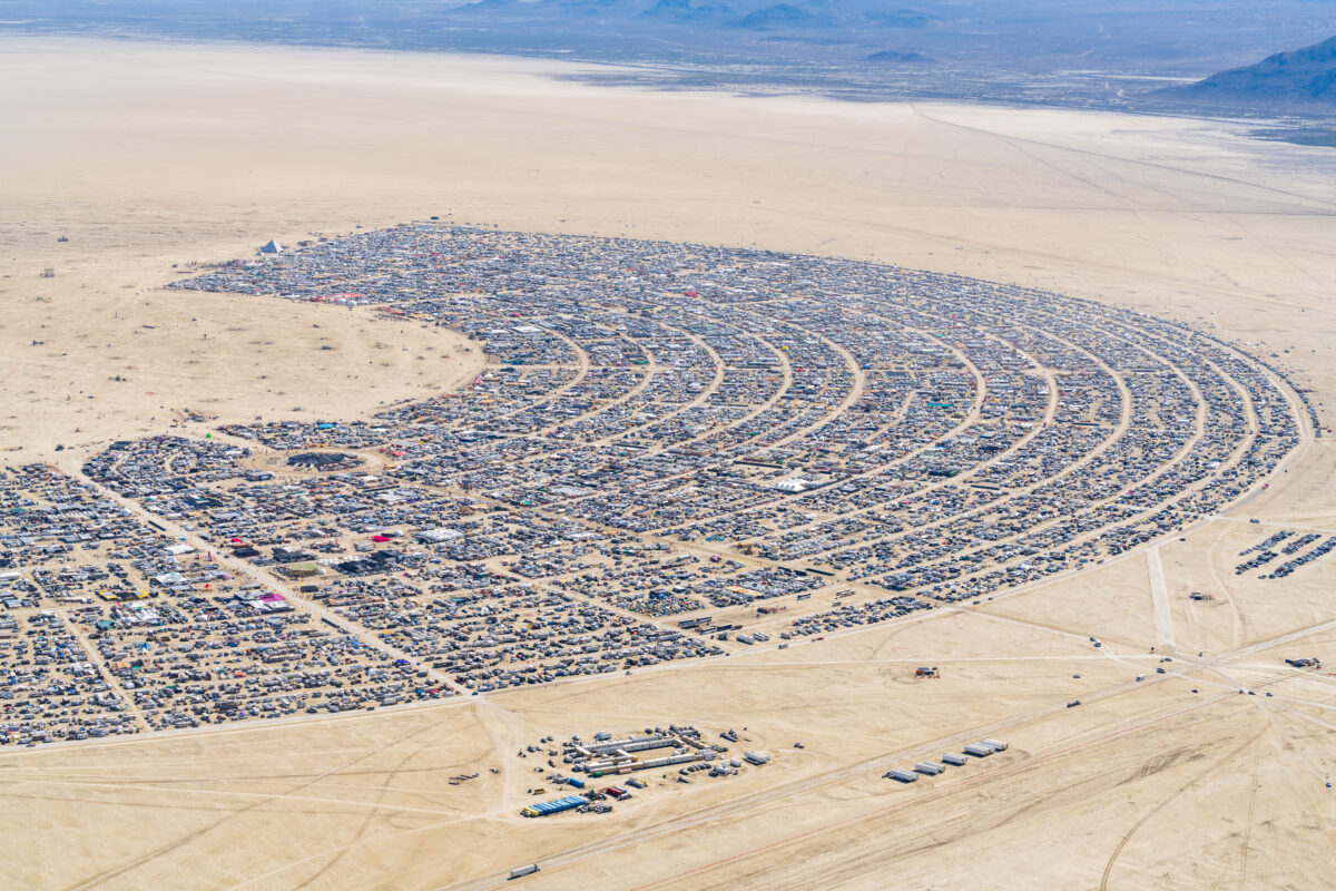 Burning Man 2025 Aerial Photo