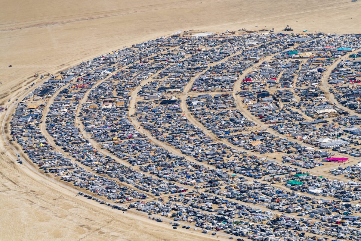Burning Man 2025 Aerial Photo