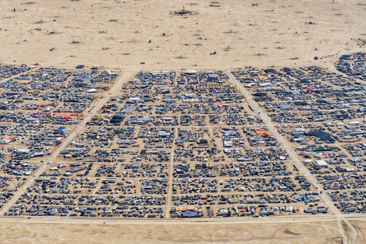Burning Man 2025 Aerial Photo