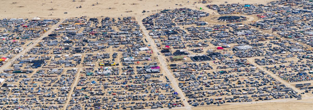 Burning Man 2025 Aerial Photo