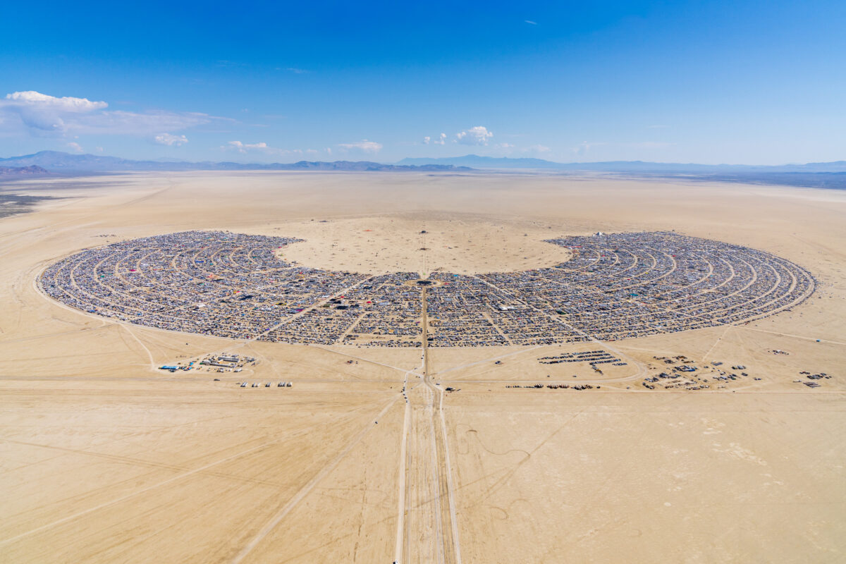 Burning Man 2025 Aerial Photo