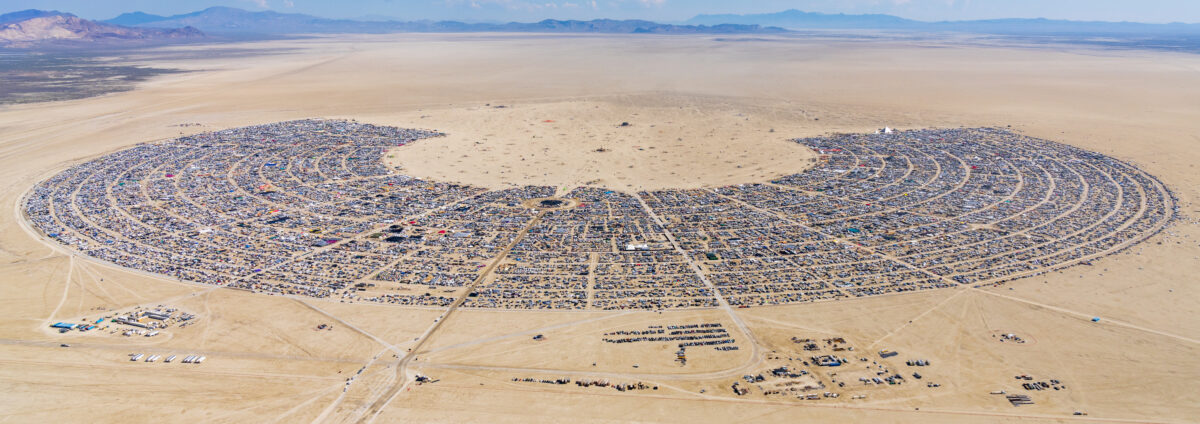 Burning Man 2025 Aerial Photo