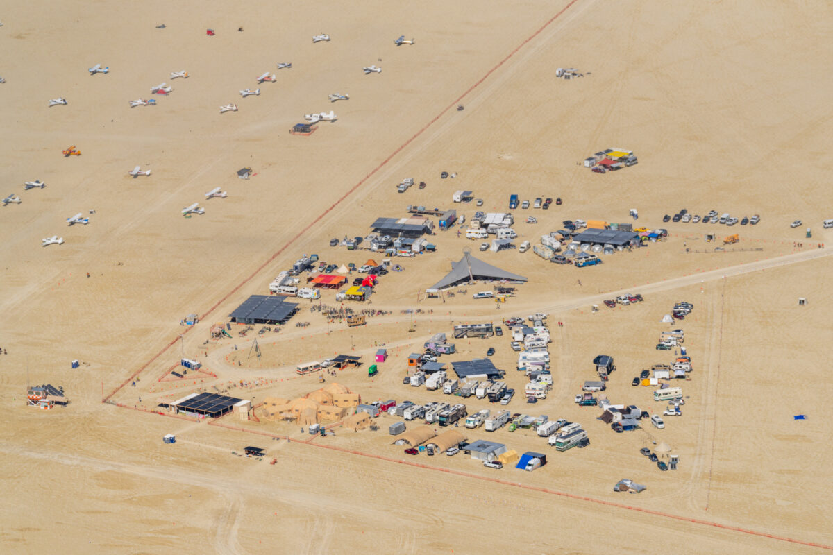 Burning Man 2025 Aerial Photo