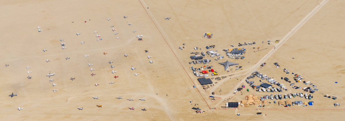 Burning Man 2025 Aerial Photo