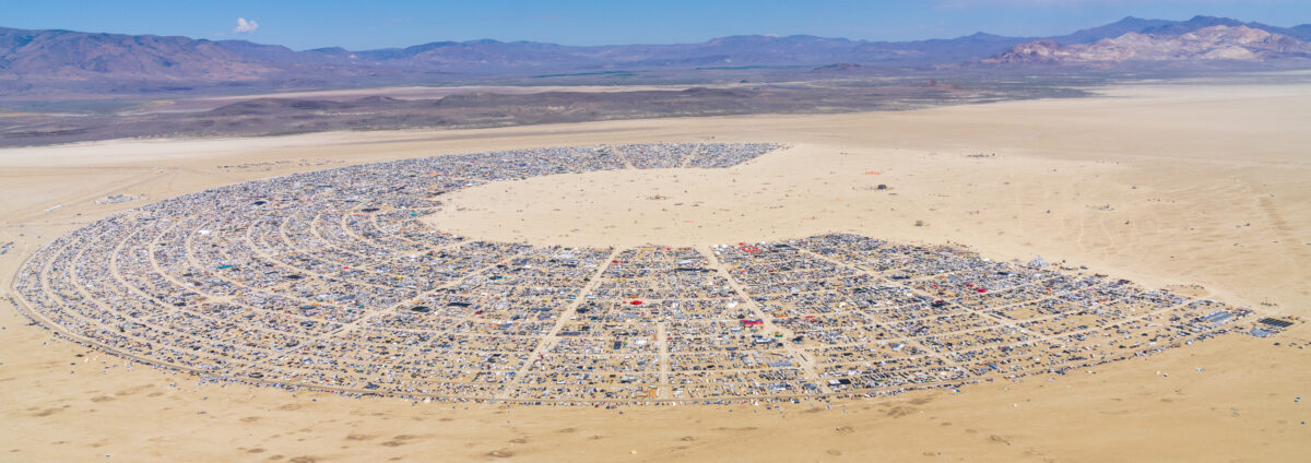 Burning Man 2025 Aerial Photo