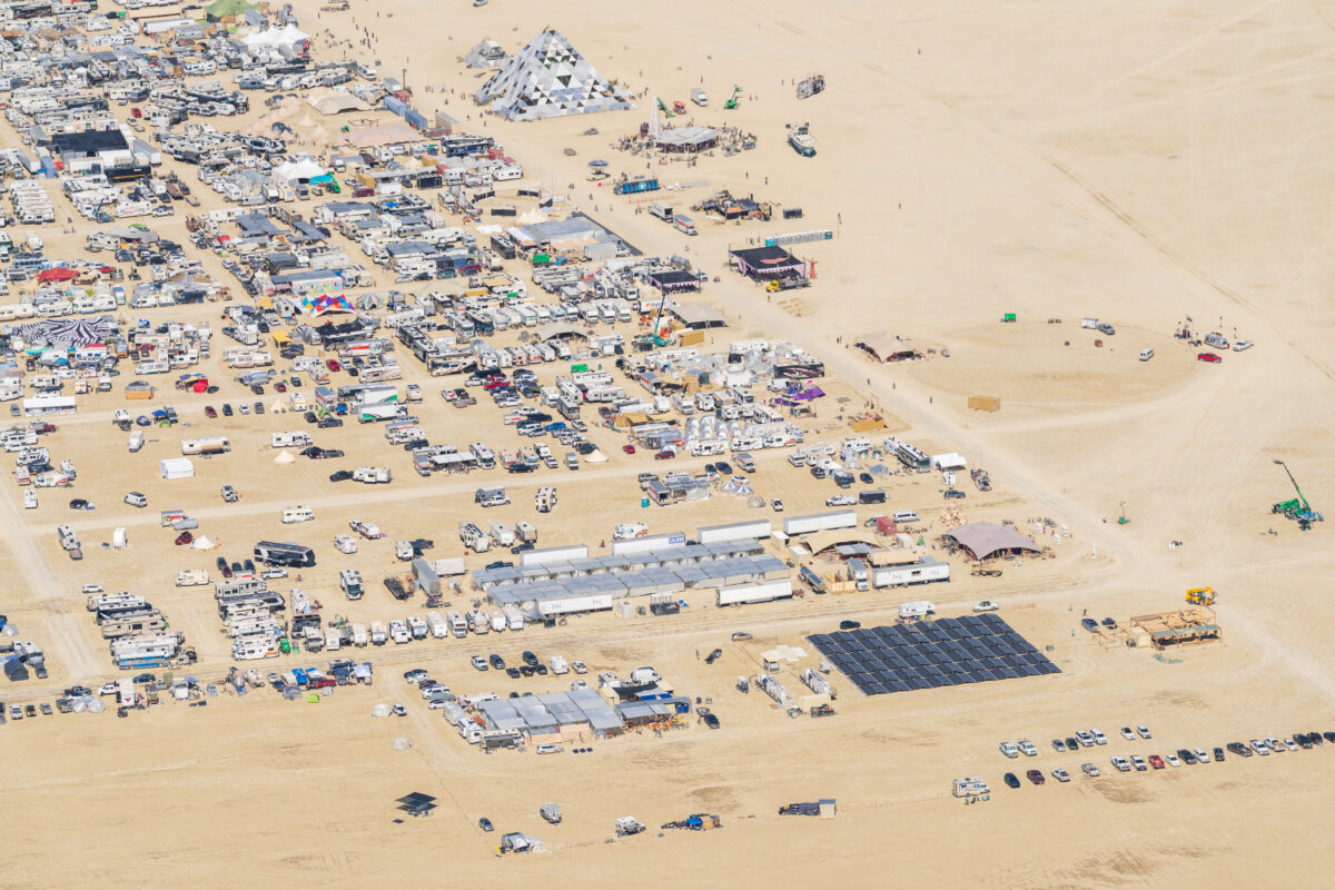 Burning Man 2025 Aerial Photo