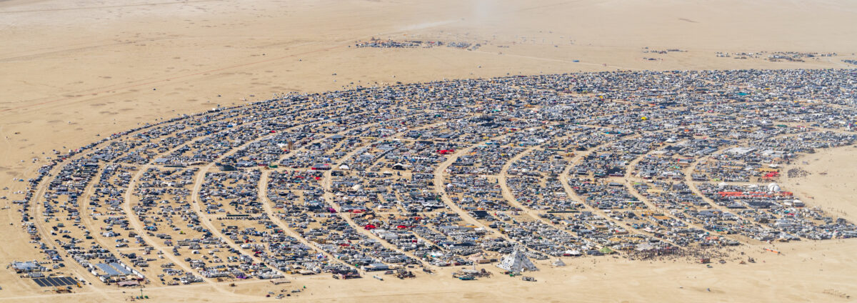 Burning Man 2025 Aerial Photo