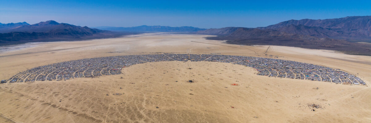 Burning Man 2025 Aerial Photo