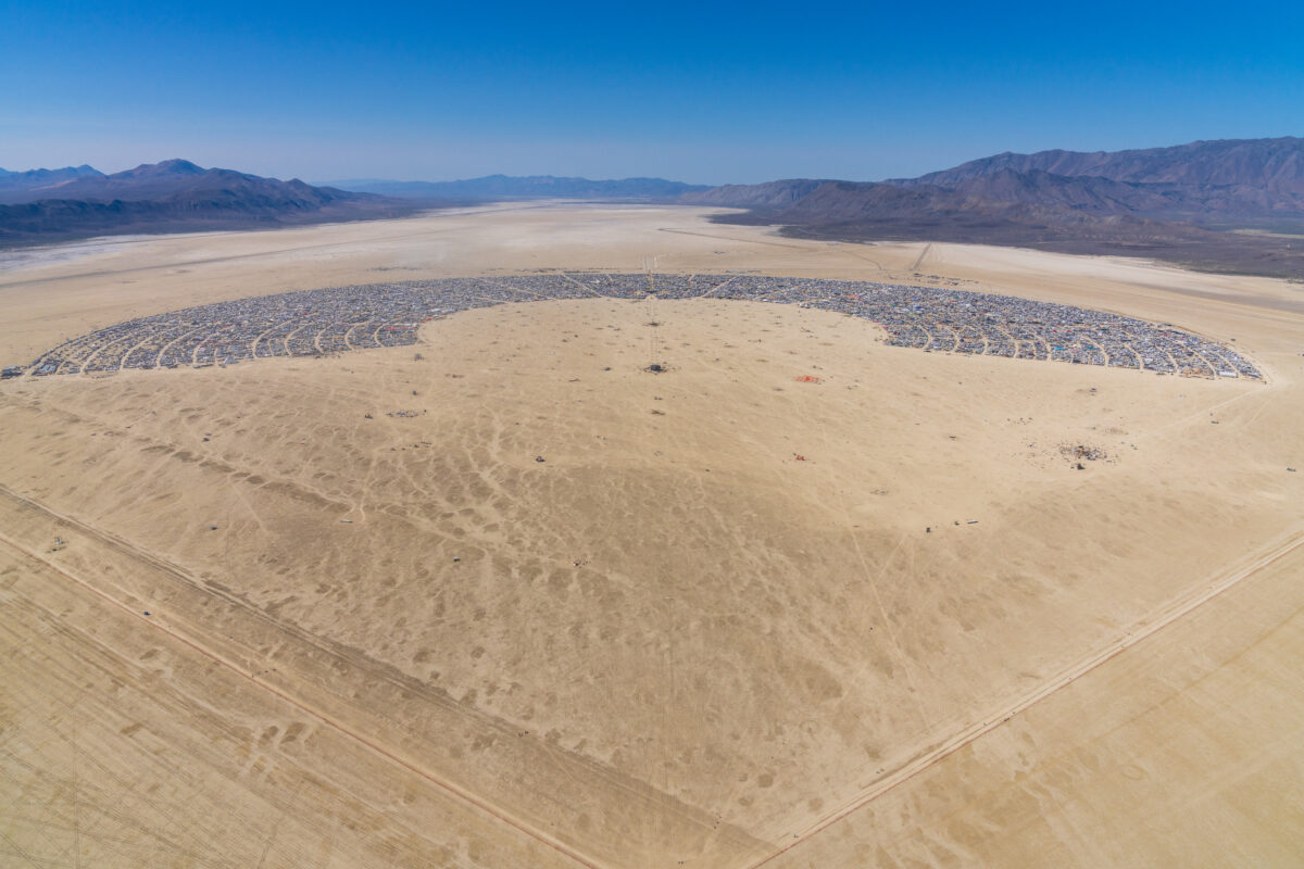 Burning Man 2025 Aerial Photo