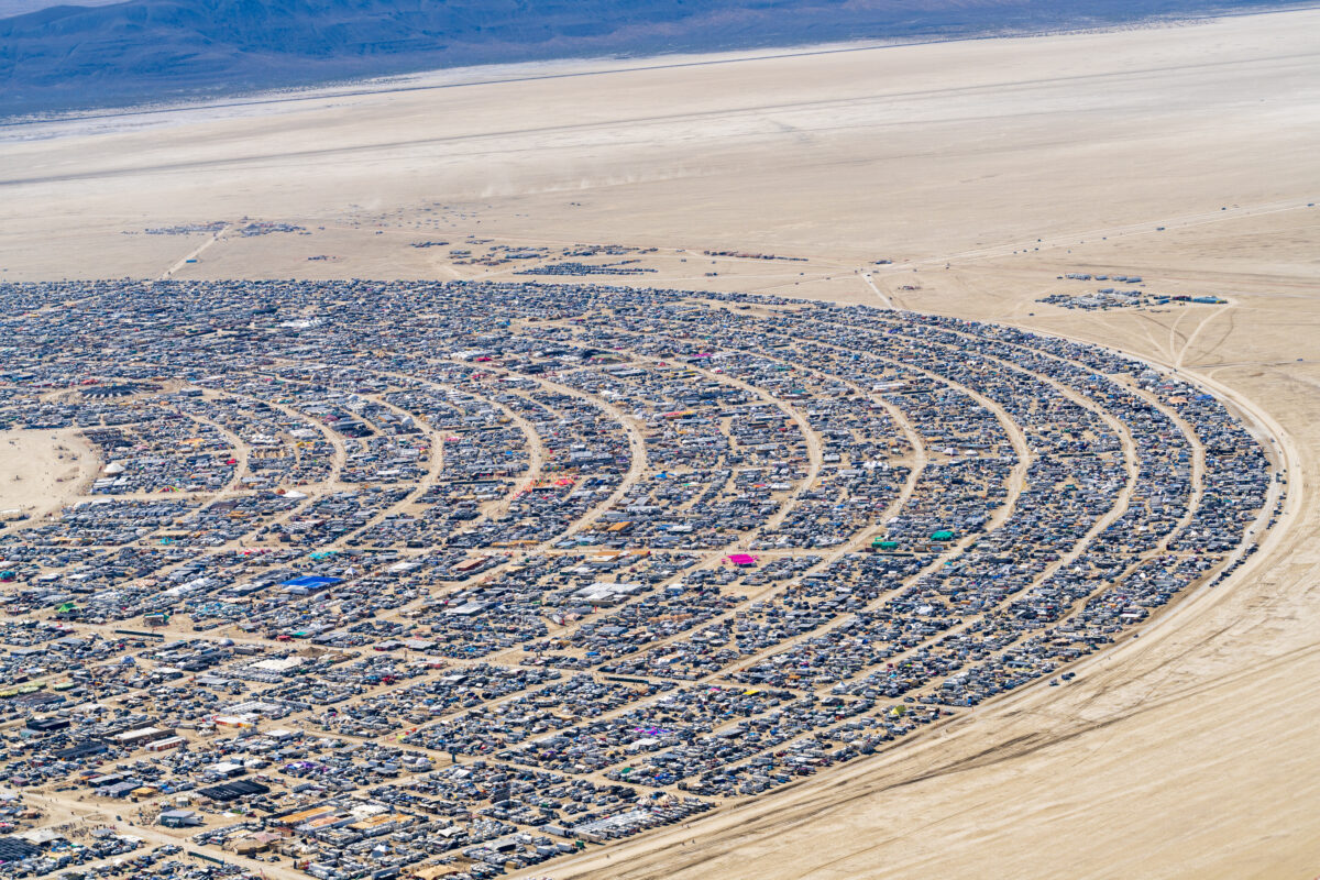 Burning Man 2025 Aerial Photo