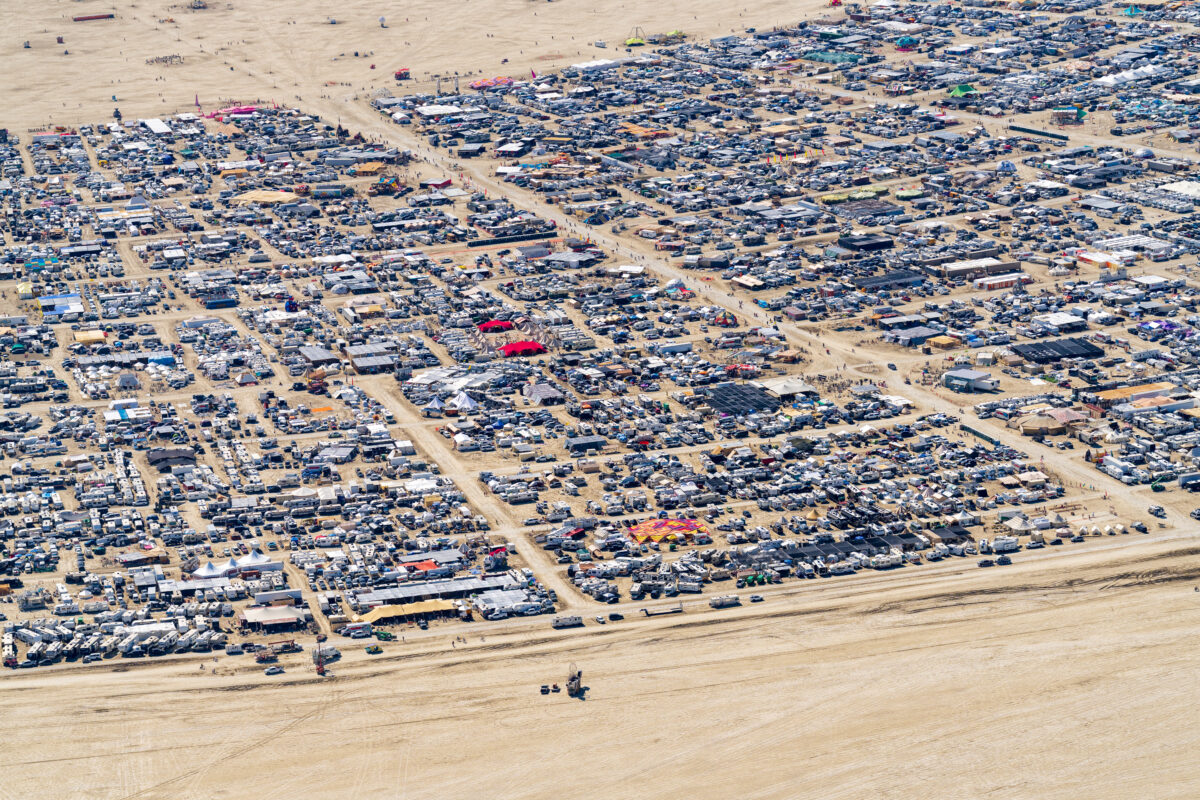 Burning Man 2025 Aerial Photo