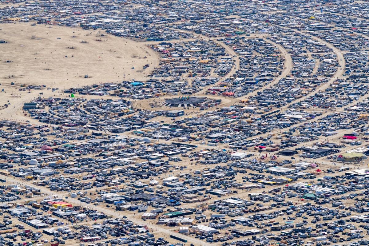 Burning Man 2025 Aerial Photo