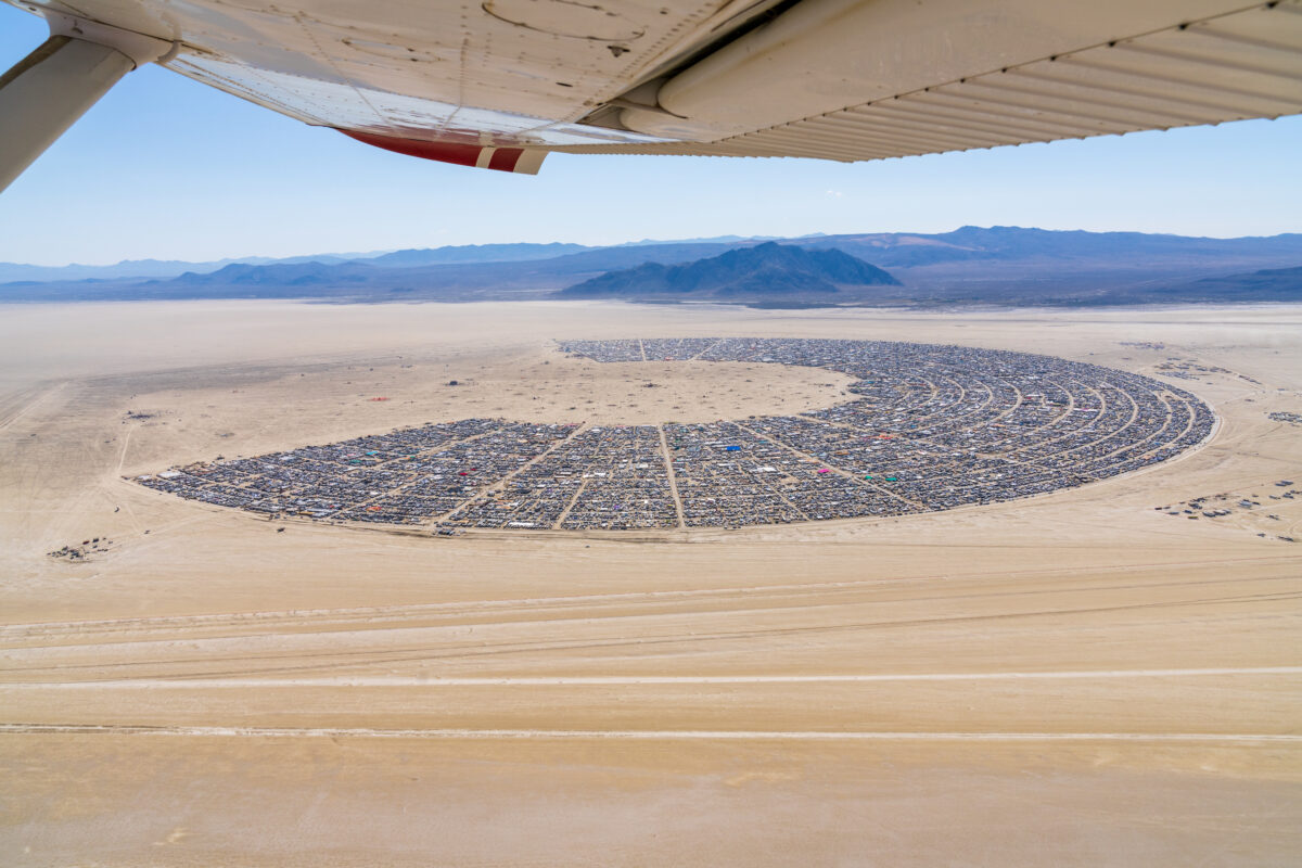 Burning Man 2025 Aerial Photo