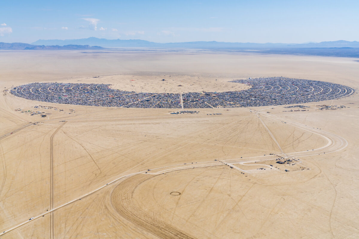 Burning Man 2025 Aerial Photo