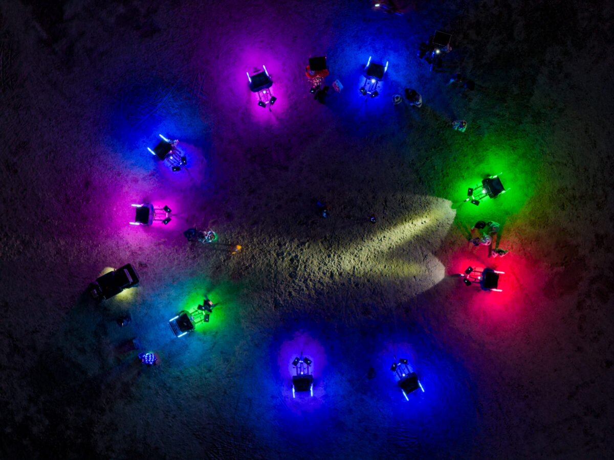 Colorful Bikes in a Circle