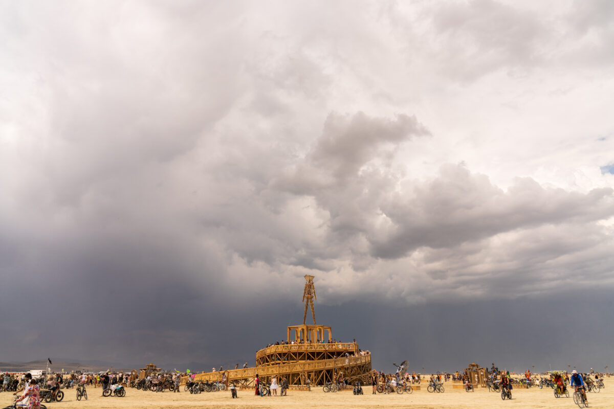 Burning Man 2025 Man Base by Mark Rivera and the Man Base Crew