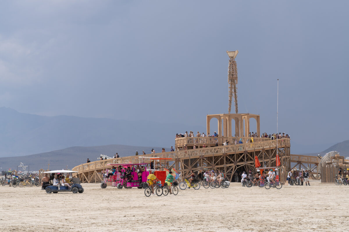 Burning Man 2025 Man Base by Mark Rivera and the Man Base Crew