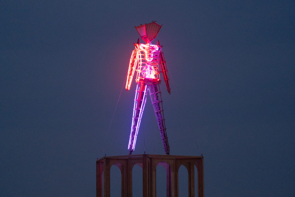 Burning Man 2025 Man Base by Mark Rivera and the Man Base Crew