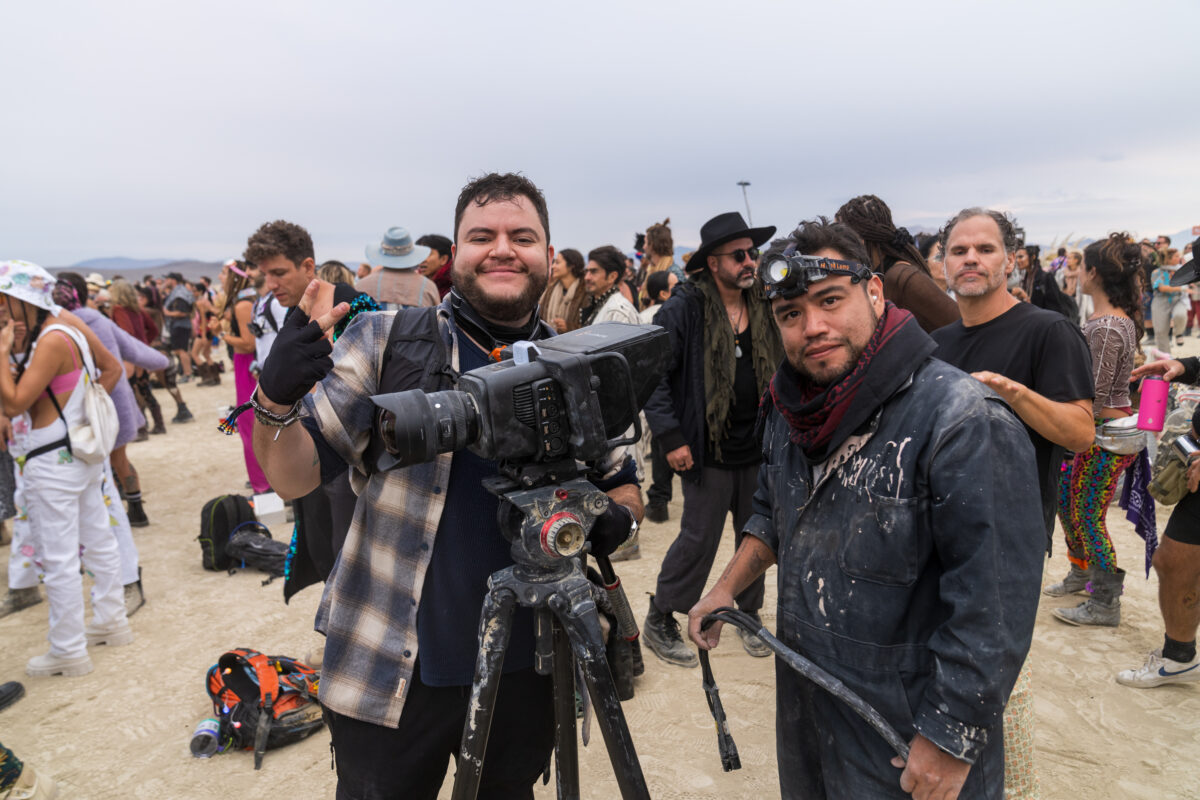 Part of Mayan Warrior Camera Crew