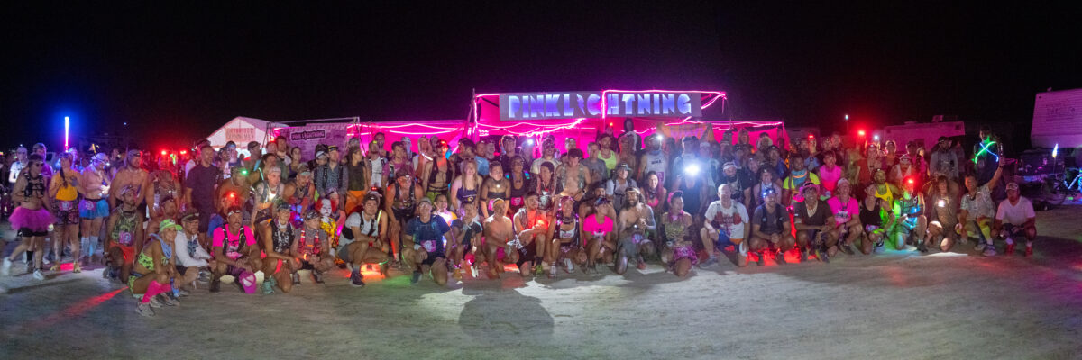 Pink Lightning – Burning Man 2025 Ultramarathon 50k Start Group