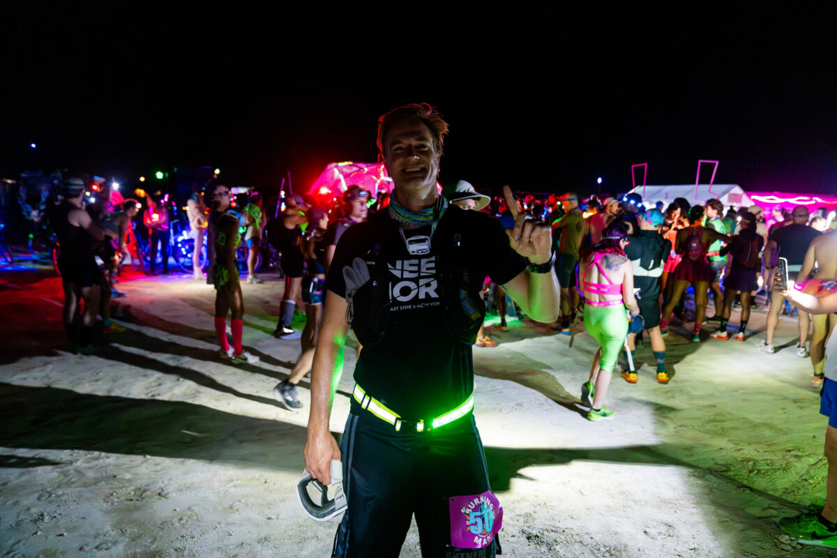 Pink Lightning – Burning Man 2025 Ultramarathon 50k Start