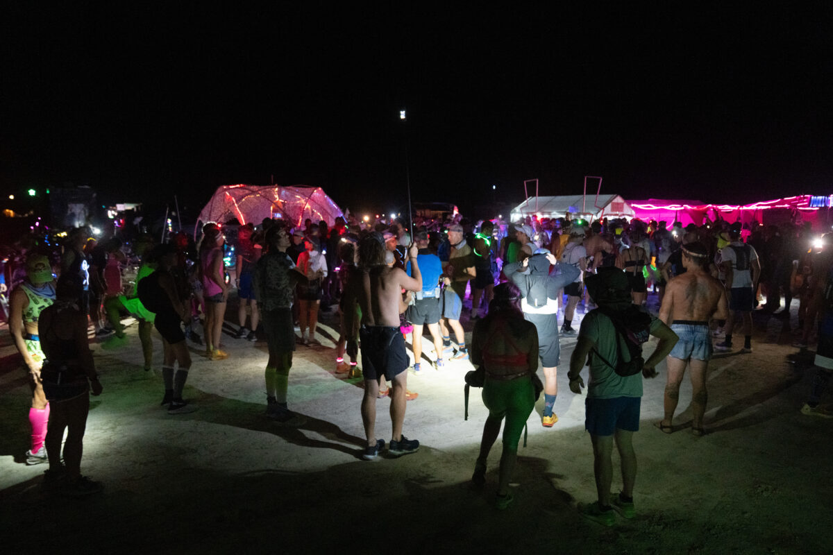 Pink Lightning – Burning Man 2025 Ultramarathon 50k Start