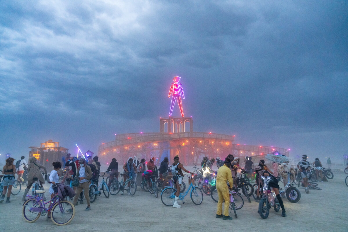Burning Man 2025 Man Base by Mark Rivera and the Man Base Crew