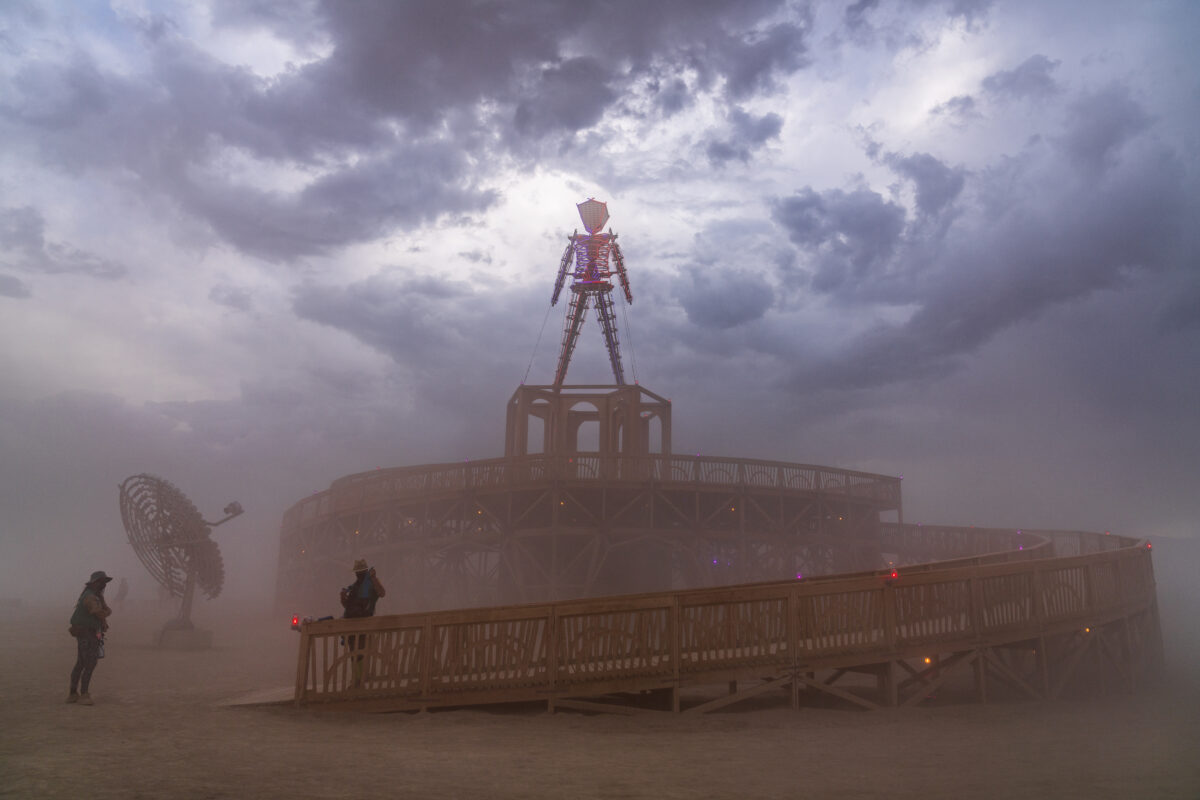 Burning Man 2025 Man Base by Mark Rivera and the Man Base Crew