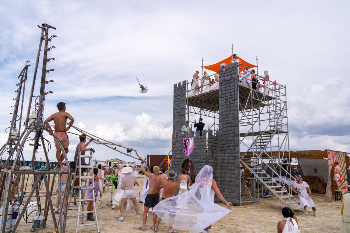 Wedding at a Castle