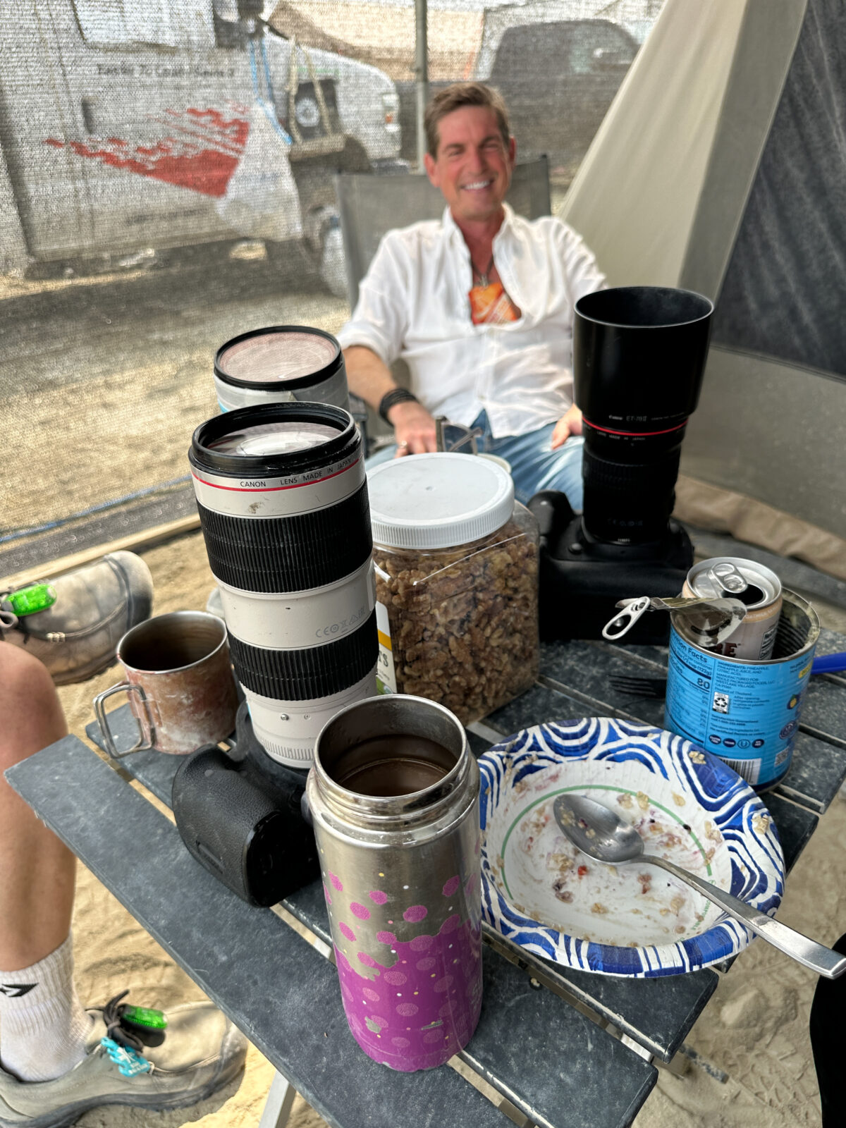No Real Food, Just Cameras and Lenses