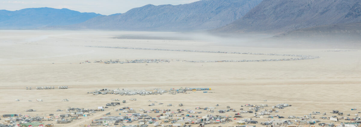 Gate Road Viewed From Inner Playa