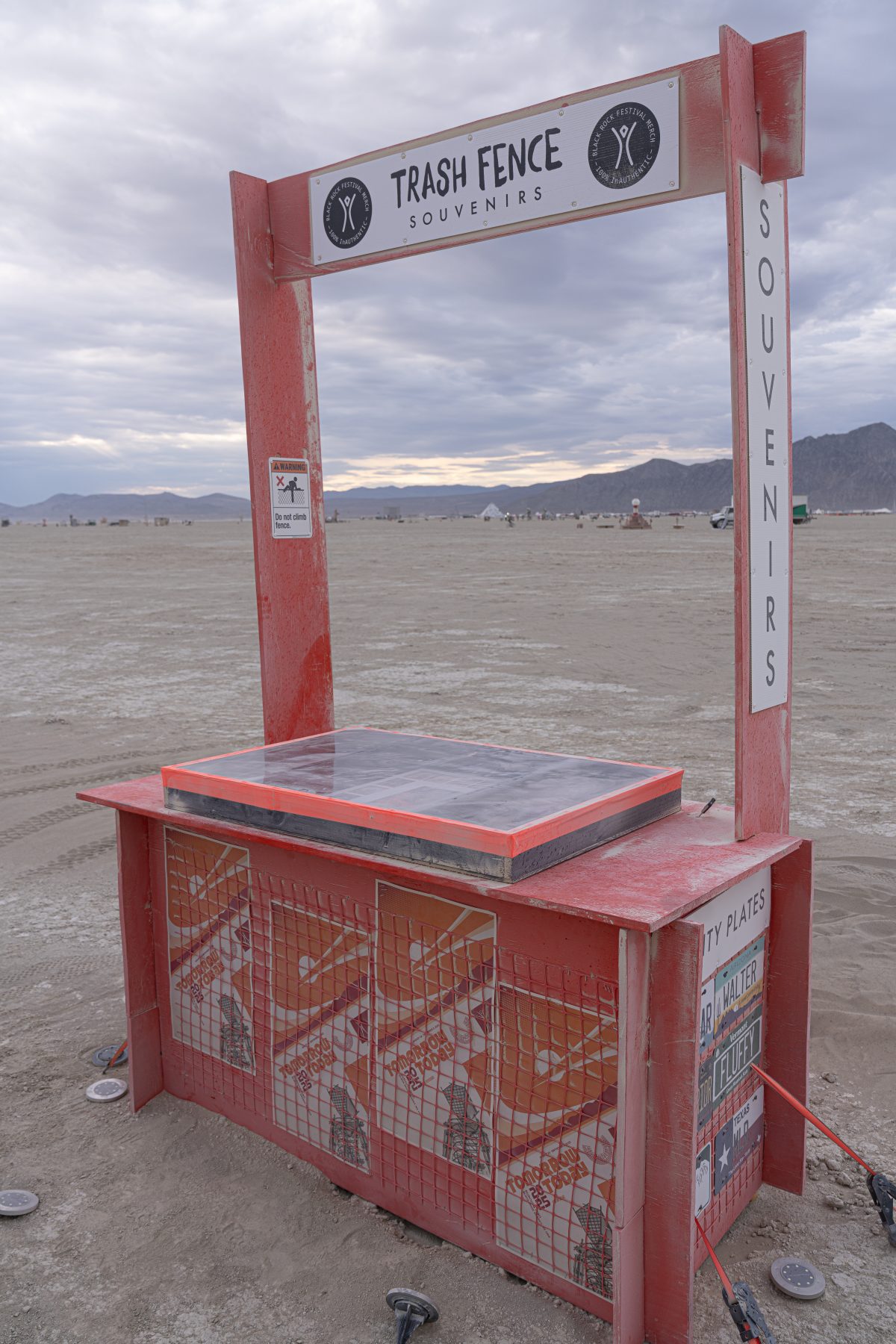 Trash Fence Souvenirs by Runner