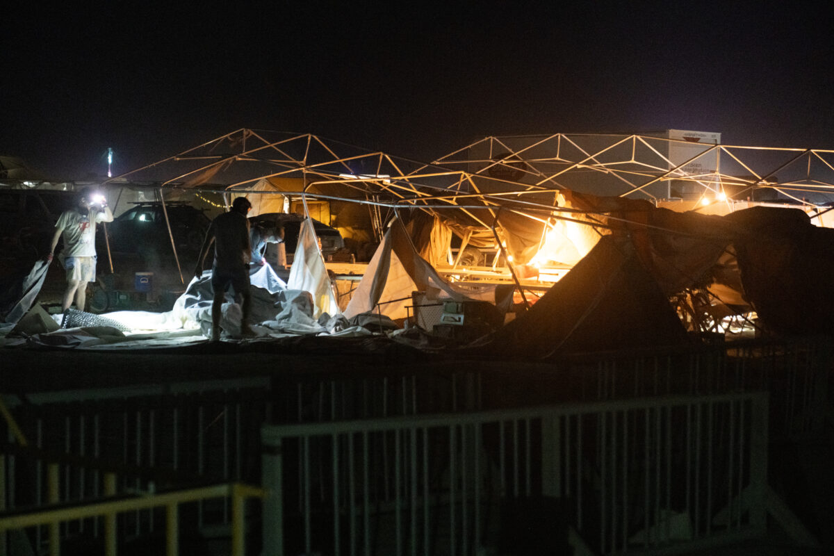 Camp Recovering After Storm