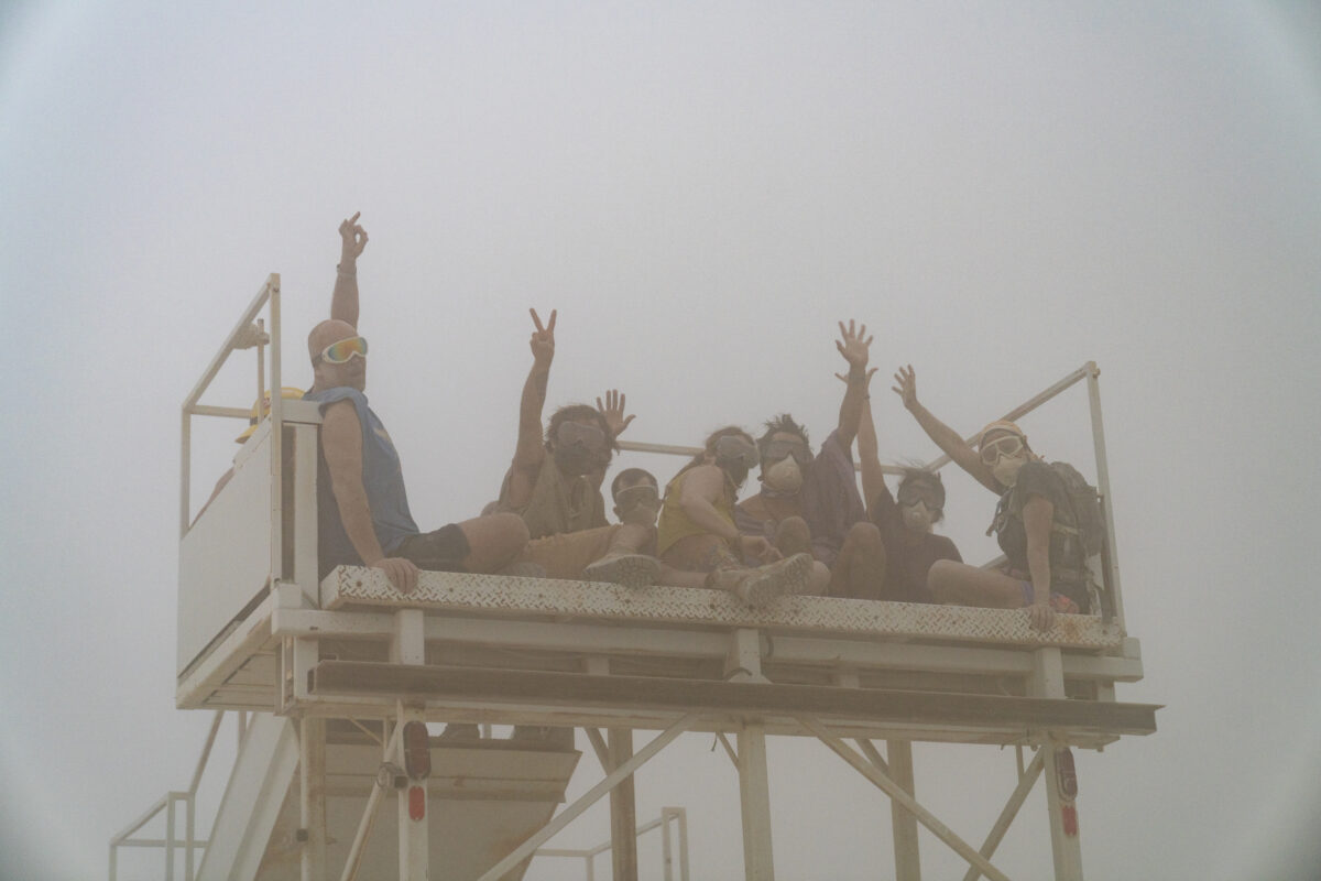 Hunkering Down Up High