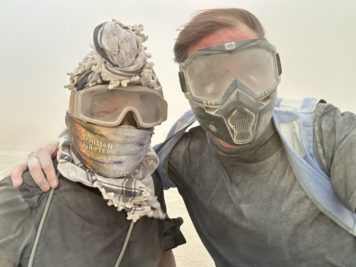 When You Run Into Your Hommie In A Whiteout