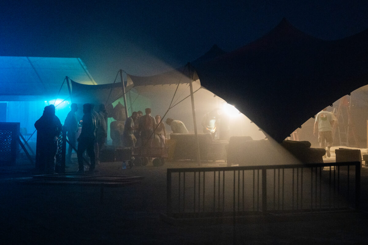 Dusty Build Week Night Scene