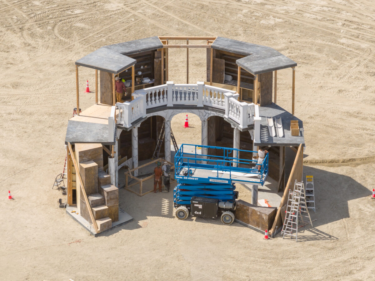 The Moonlight Library (build week) by The Moonlight Collective f