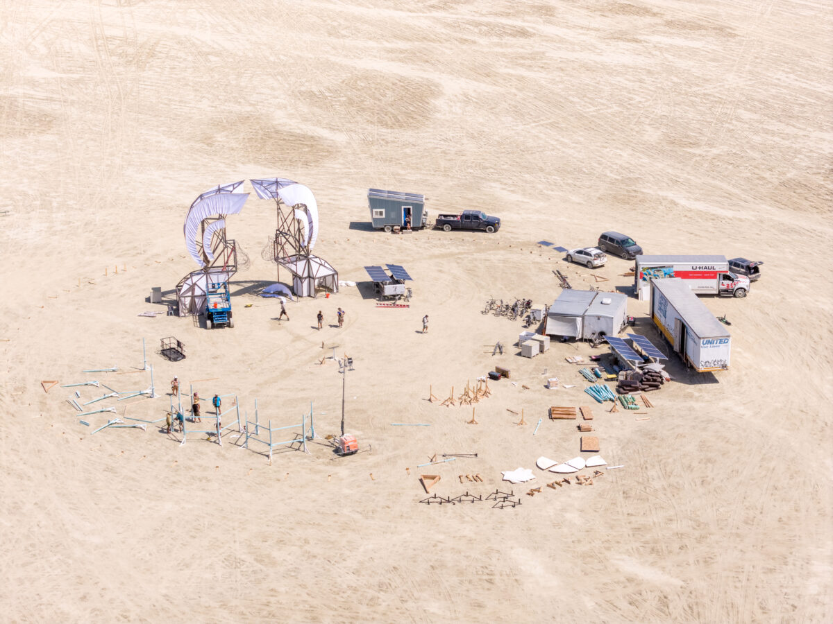 The Sphinx Gate (build) by Mareesa Stertz, Tania Abdul, Jason Ch