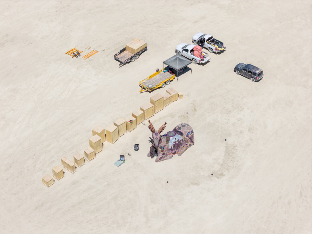 Kauyumari Ceremonial Center (build week) by Leyla Brashka