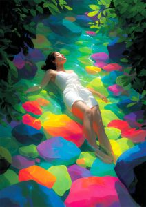 Vibrant Stream Serenity