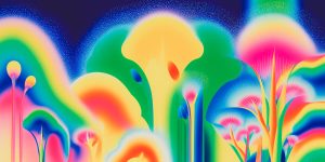 Growth Forms in Color Fields