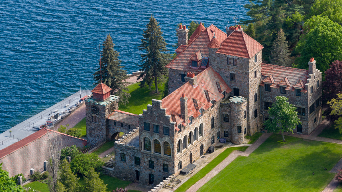 Singer Castle on Dark Island
