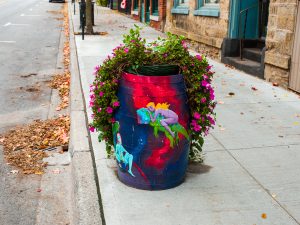 Cosmic Barrel Planter