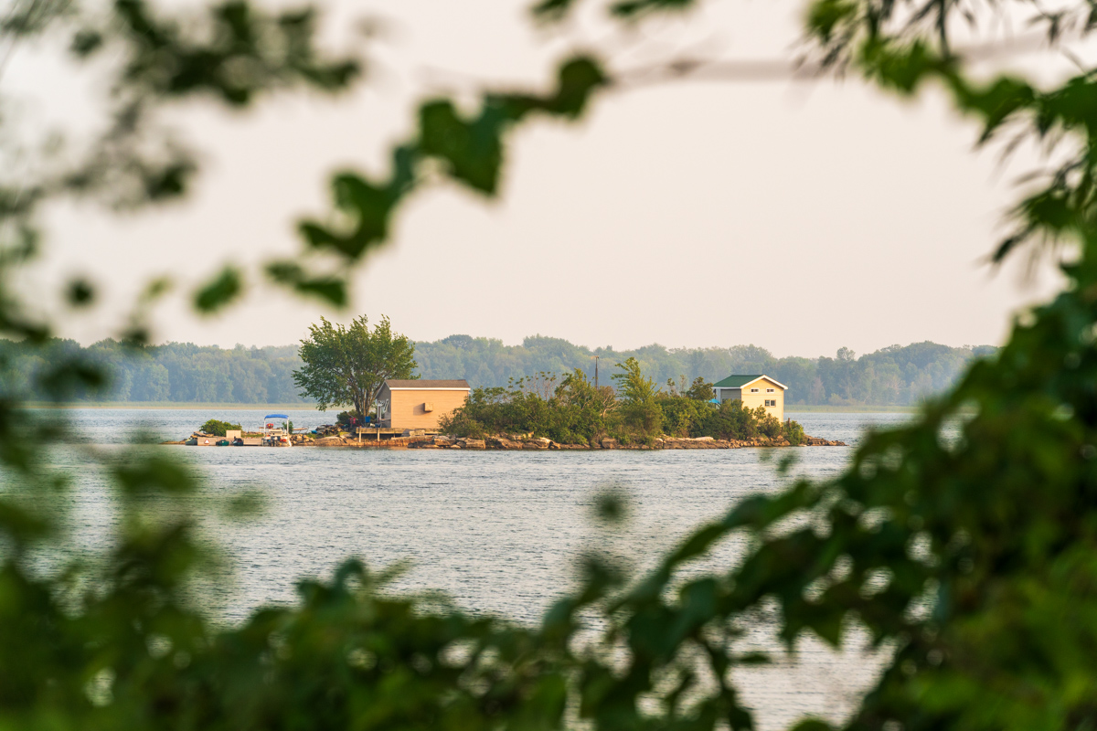 Two Islands, Calm Water